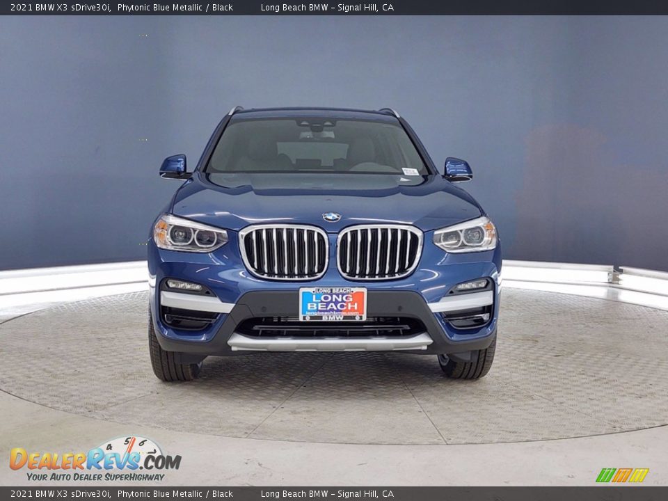 2021 BMW X3 sDrive30i Phytonic Blue Metallic / Black Photo #2