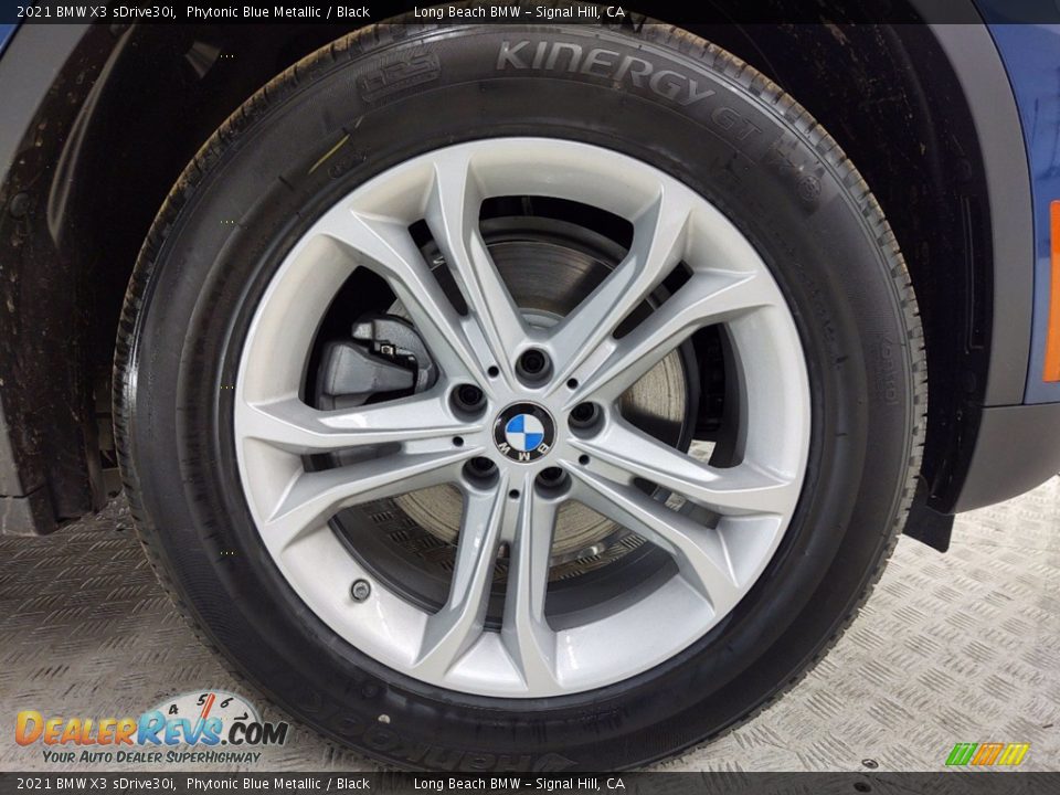 2021 BMW X3 sDrive30i Phytonic Blue Metallic / Black Photo #3