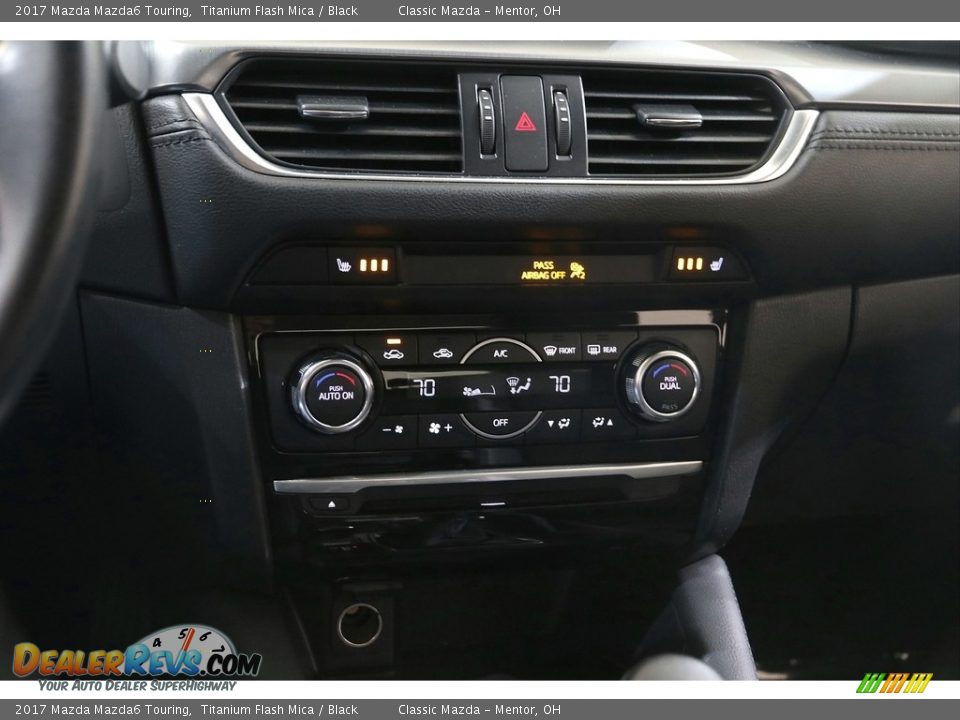 2017 Mazda Mazda6 Touring Titanium Flash Mica / Black Photo #14