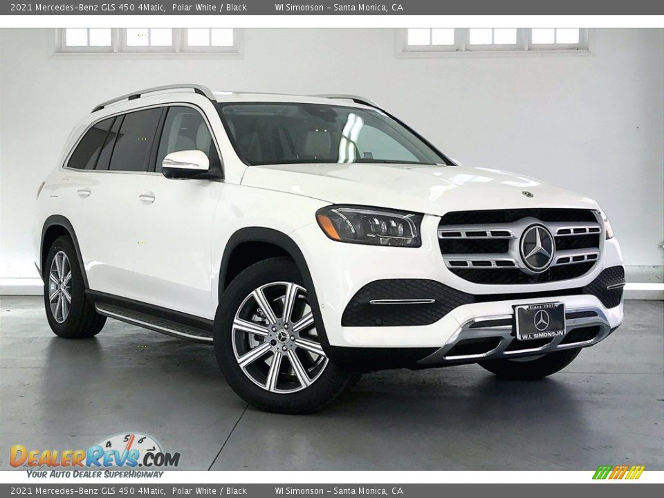 2021 Mercedes-Benz GLS 450 4Matic Polar White / Black Photo #12