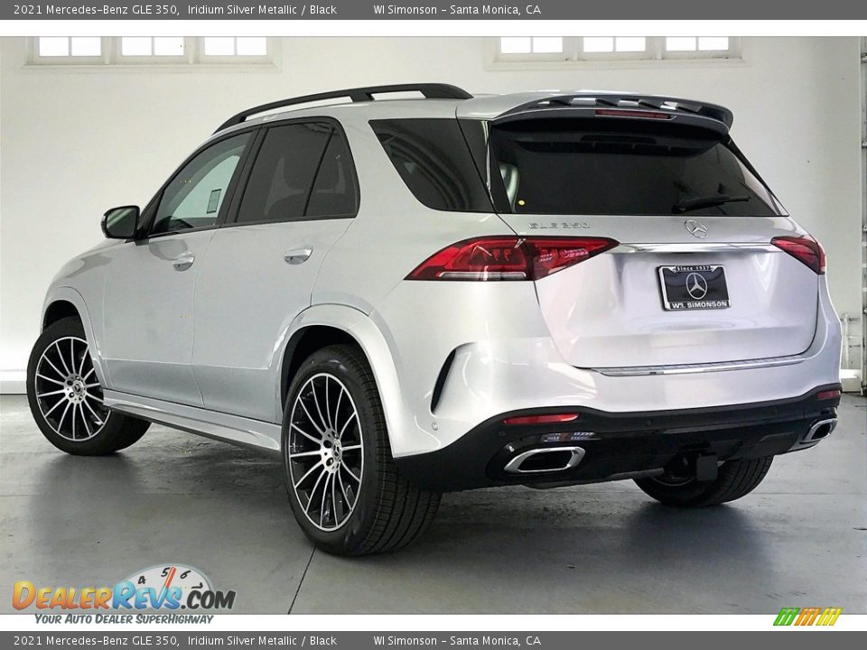 2021 Mercedes-Benz GLE 350 Iridium Silver Metallic / Black Photo #2