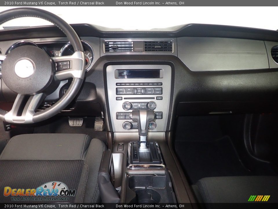 2010 Ford Mustang V6 Coupe Torch Red / Charcoal Black Photo #25