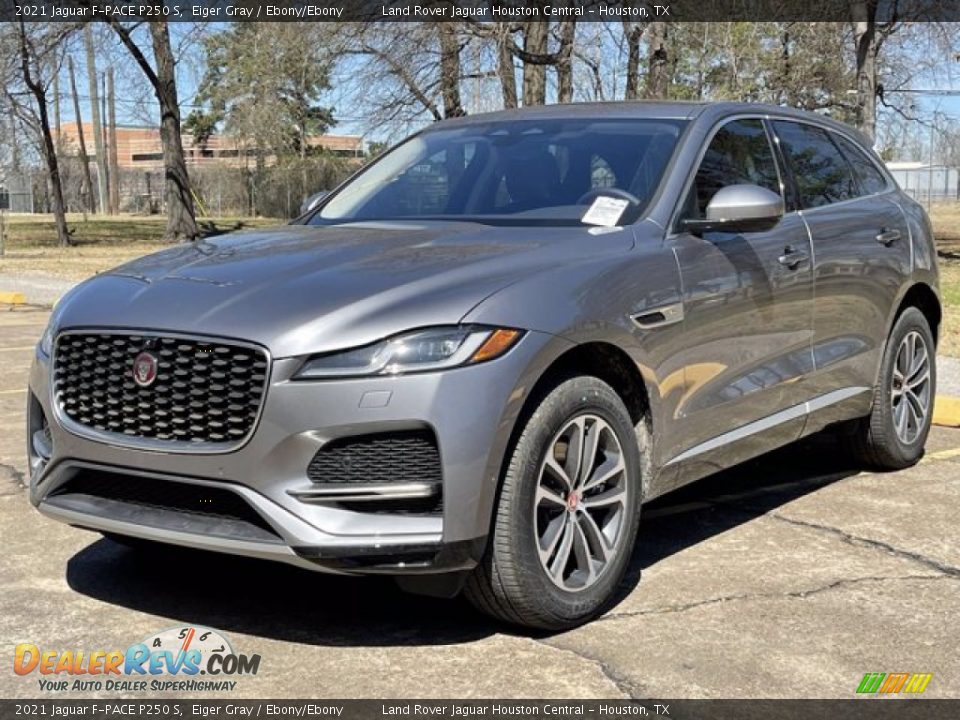 2021 Jaguar F-PACE P250 S Eiger Gray / Ebony/Ebony Photo #2