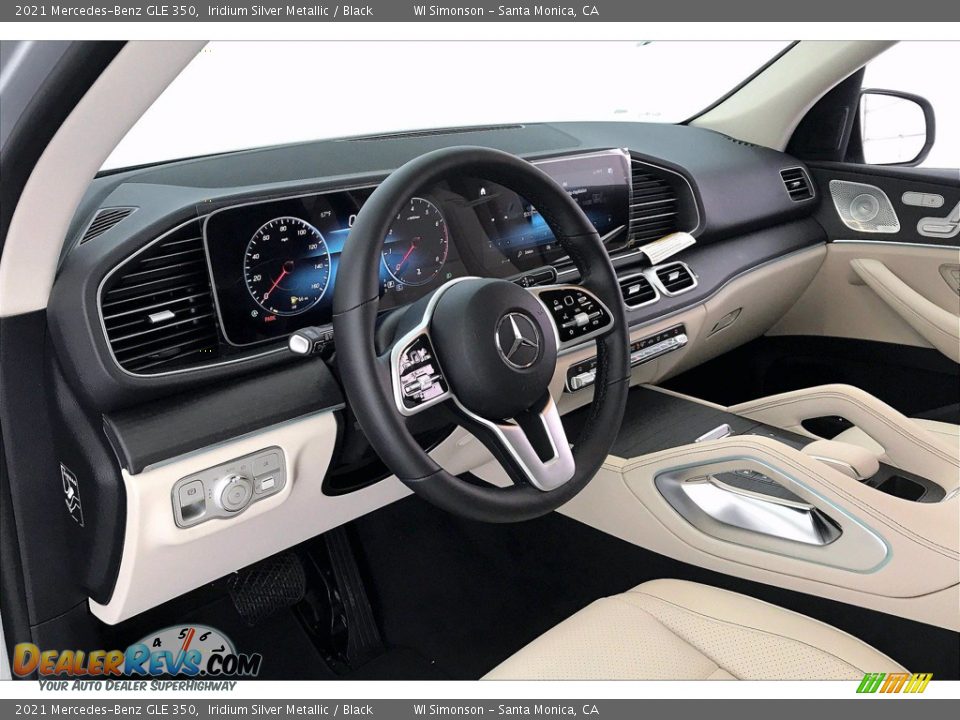 2021 Mercedes-Benz GLE 350 Iridium Silver Metallic / Black Photo #4