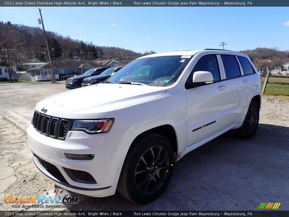 2021 Jeep Grand Cherokee High Altitude 4x4 Bright White / Black Photo #1