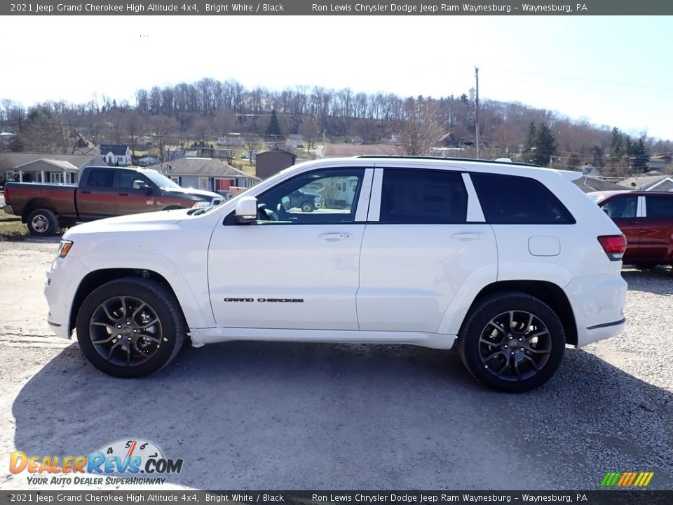 2021 Jeep Grand Cherokee High Altitude 4x4 Bright White / Black Photo #3