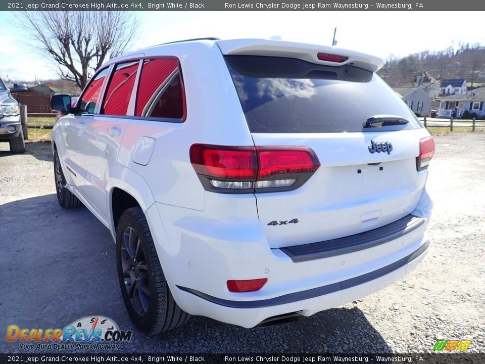 2021 Jeep Grand Cherokee High Altitude 4x4 Bright White / Black Photo #4