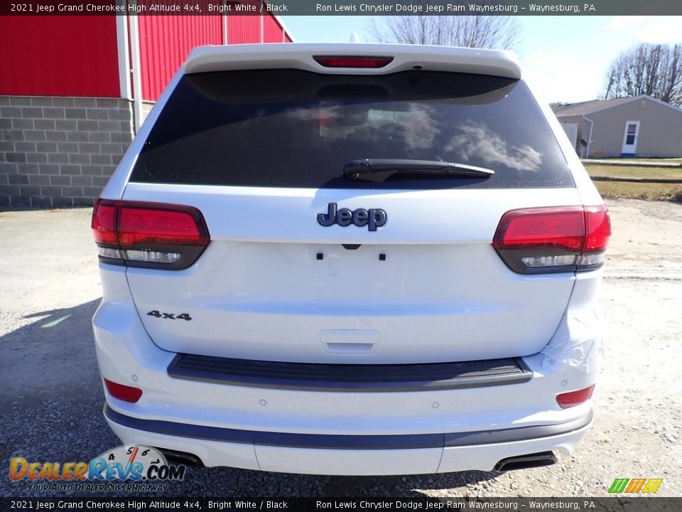 2021 Jeep Grand Cherokee High Altitude 4x4 Bright White / Black Photo #5