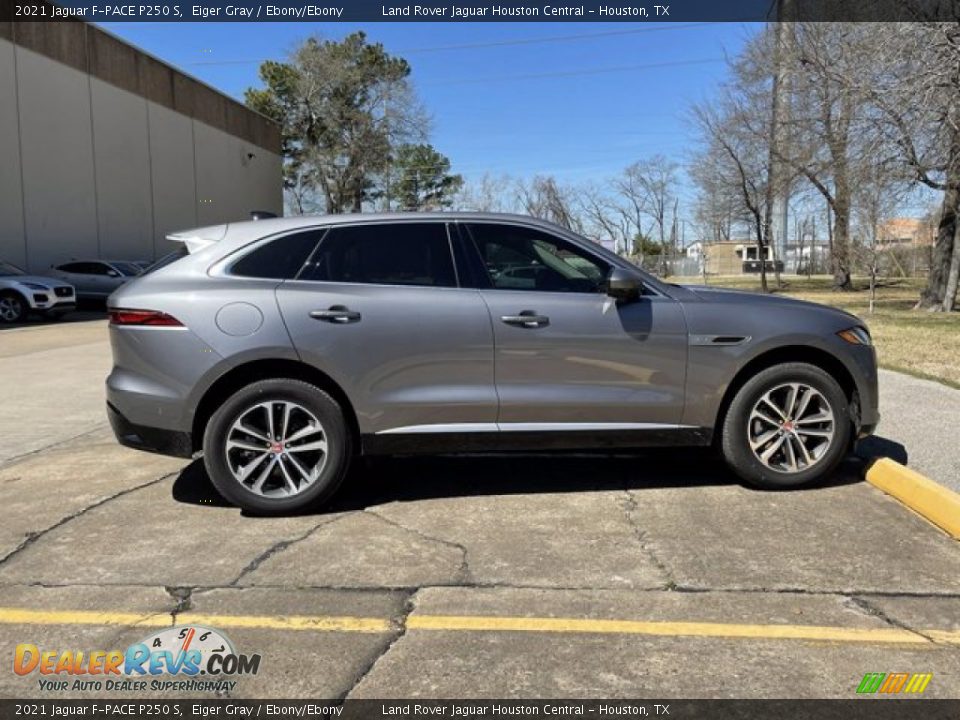 2021 Jaguar F-PACE P250 S Eiger Gray / Ebony/Ebony Photo #8