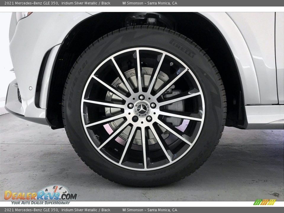 2021 Mercedes-Benz GLE 350 Iridium Silver Metallic / Black Photo #9