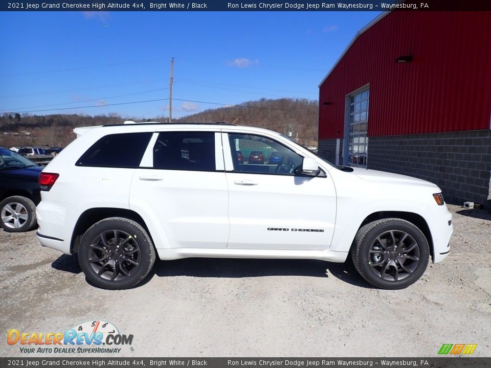 2021 Jeep Grand Cherokee High Altitude 4x4 Bright White / Black Photo #7