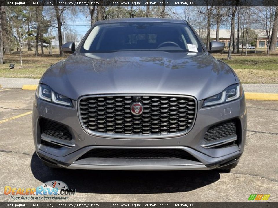 2021 Jaguar F-PACE P250 S Eiger Gray / Ebony/Ebony Photo #10