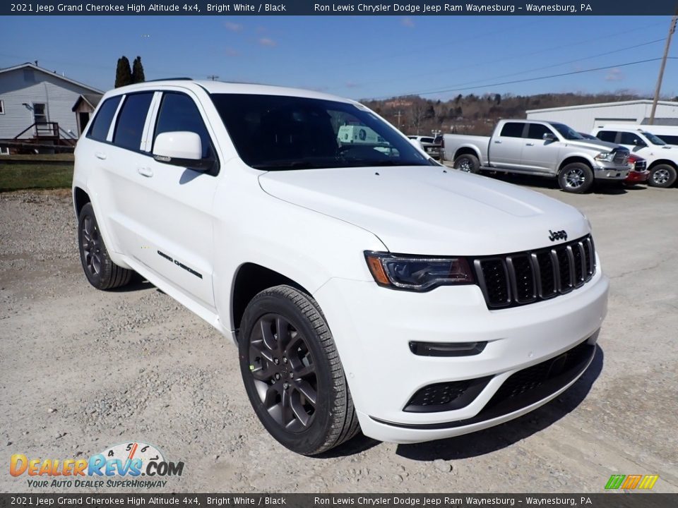 2021 Jeep Grand Cherokee High Altitude 4x4 Bright White / Black Photo #8