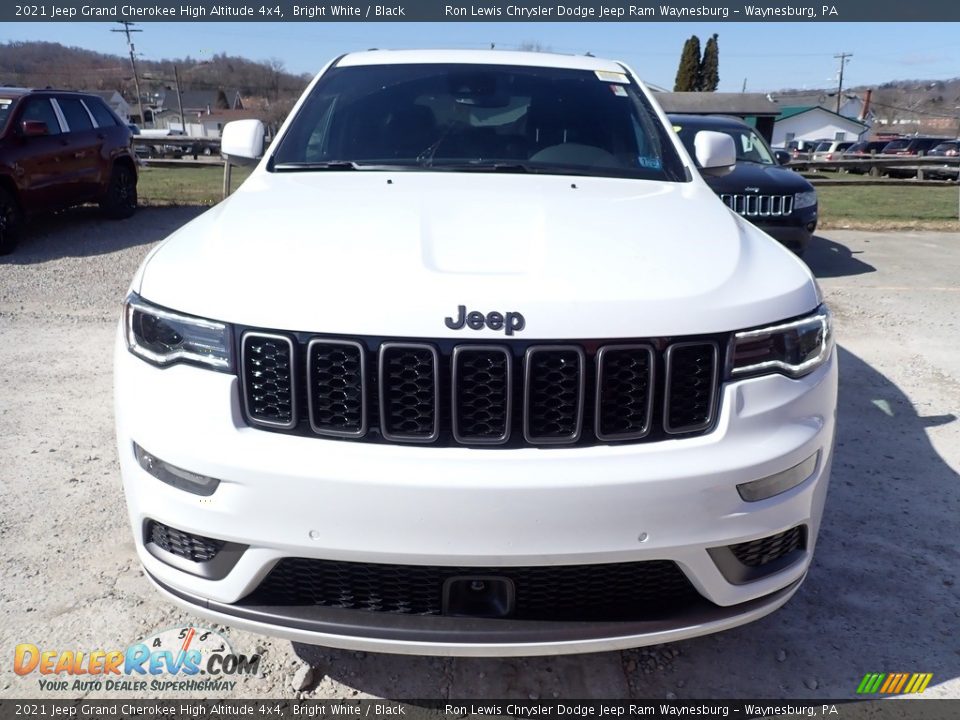 2021 Jeep Grand Cherokee High Altitude 4x4 Bright White / Black Photo #9