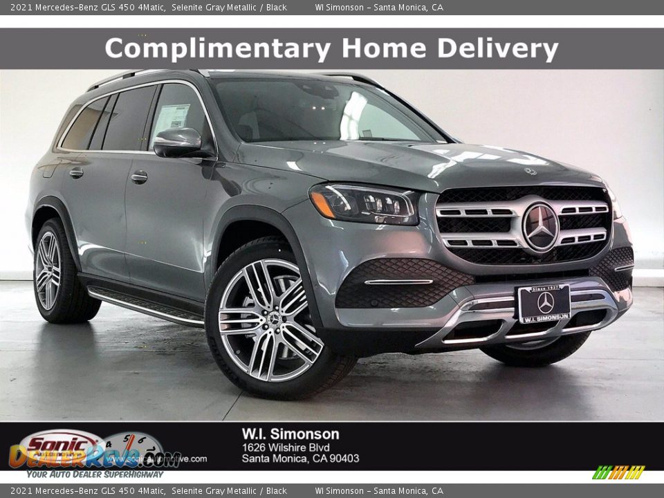 2021 Mercedes-Benz GLS 450 4Matic Selenite Gray Metallic / Black Photo #1