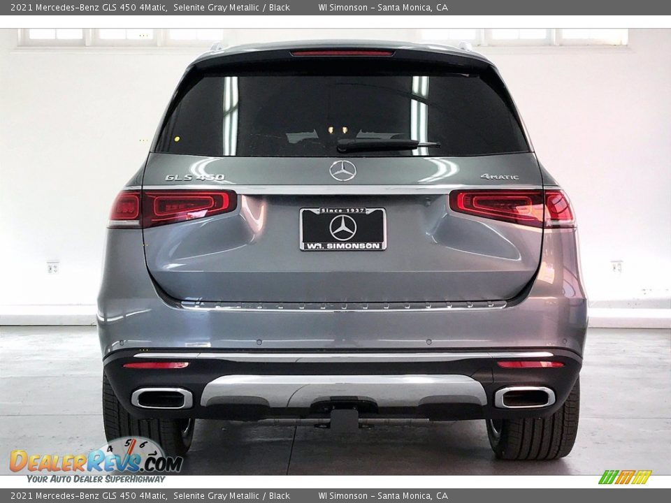 2021 Mercedes-Benz GLS 450 4Matic Selenite Gray Metallic / Black Photo #3
