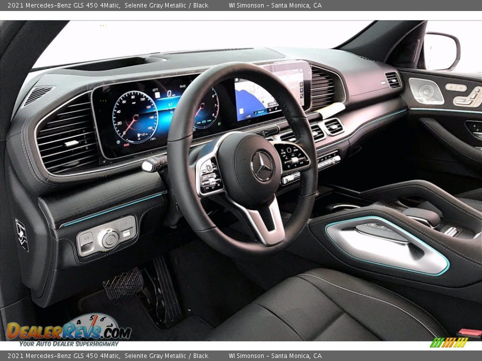 2021 Mercedes-Benz GLS 450 4Matic Selenite Gray Metallic / Black Photo #4