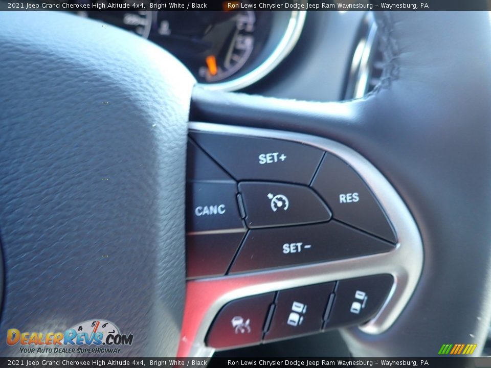 2021 Jeep Grand Cherokee High Altitude 4x4 Bright White / Black Photo #19