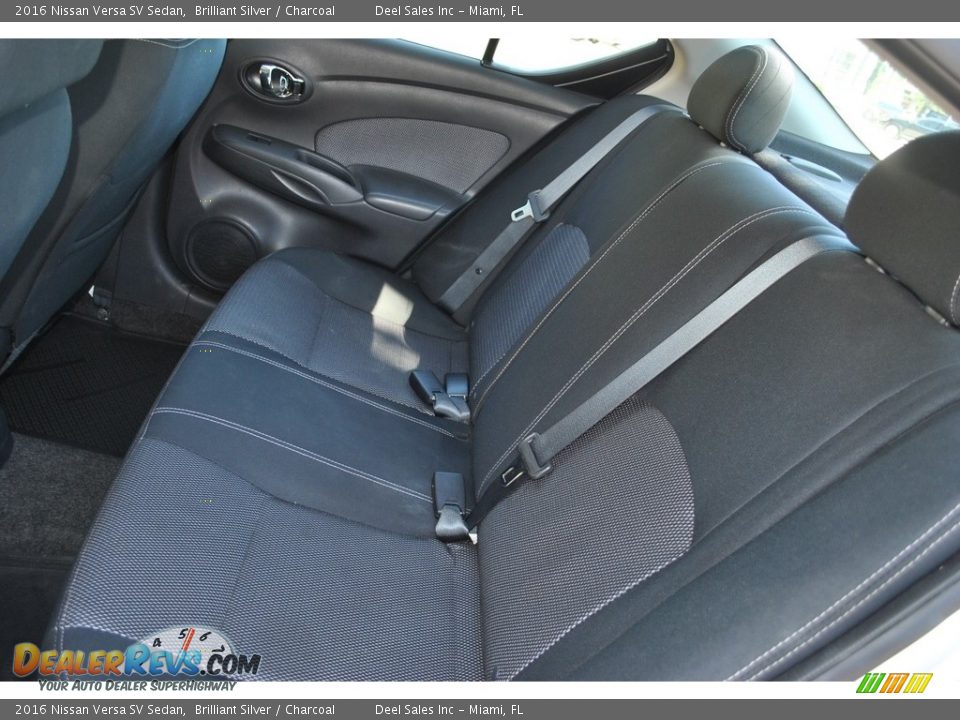 Rear Seat of 2016 Nissan Versa SV Sedan Photo #11