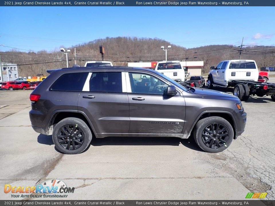 2021 Jeep Grand Cherokee Laredo 4x4 Granite Crystal Metallic / Black Photo #7