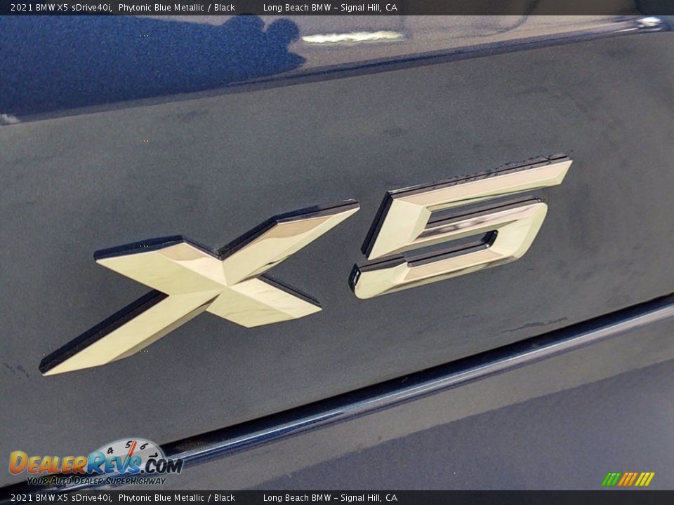 2021 BMW X5 sDrive40i Phytonic Blue Metallic / Black Photo #8