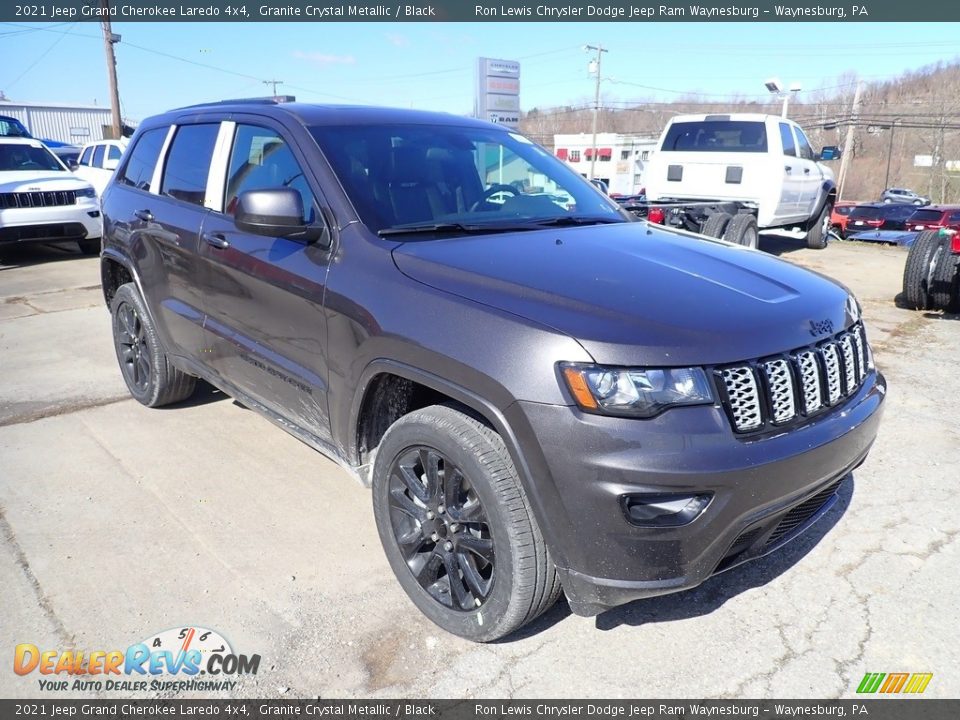 2021 Jeep Grand Cherokee Laredo 4x4 Granite Crystal Metallic / Black Photo #8