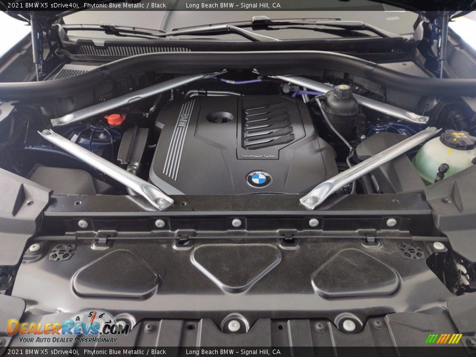 2021 BMW X5 sDrive40i Phytonic Blue Metallic / Black Photo #9