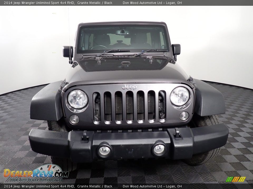 2014 Jeep Wrangler Unlimited Sport 4x4 RHD Granite Metallic / Black Photo #4