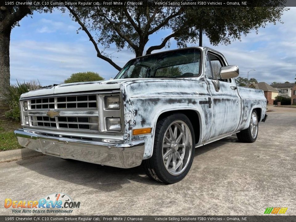 1985 Chevrolet C/K C10 Custom Deluxe Regular cab Frost White / Charcoal Photo #1