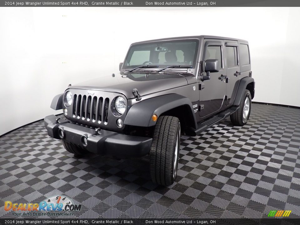 2014 Jeep Wrangler Unlimited Sport 4x4 RHD Granite Metallic / Black Photo #7