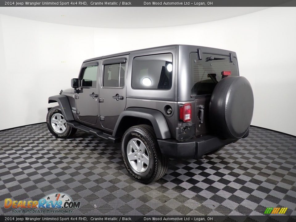 Granite Metallic 2014 Jeep Wrangler Unlimited Sport 4x4 RHD Photo #9