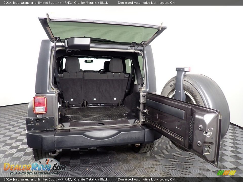 2014 Jeep Wrangler Unlimited Sport 4x4 RHD Granite Metallic / Black Photo #12