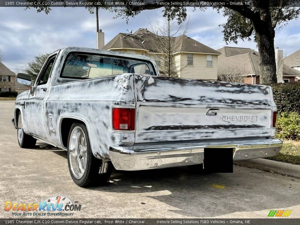 1985 Chevrolet C/K C10 Custom Deluxe Regular cab Frost White / Charcoal Photo #7