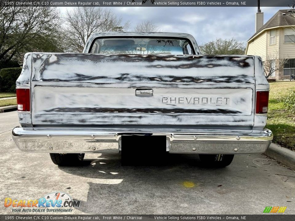 1985 Chevrolet C/K C10 Custom Deluxe Regular cab Frost White / Charcoal Photo #8