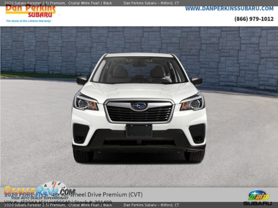 2020 Subaru Forester 2.5i Premium Crystal White Pearl / Black Photo #7