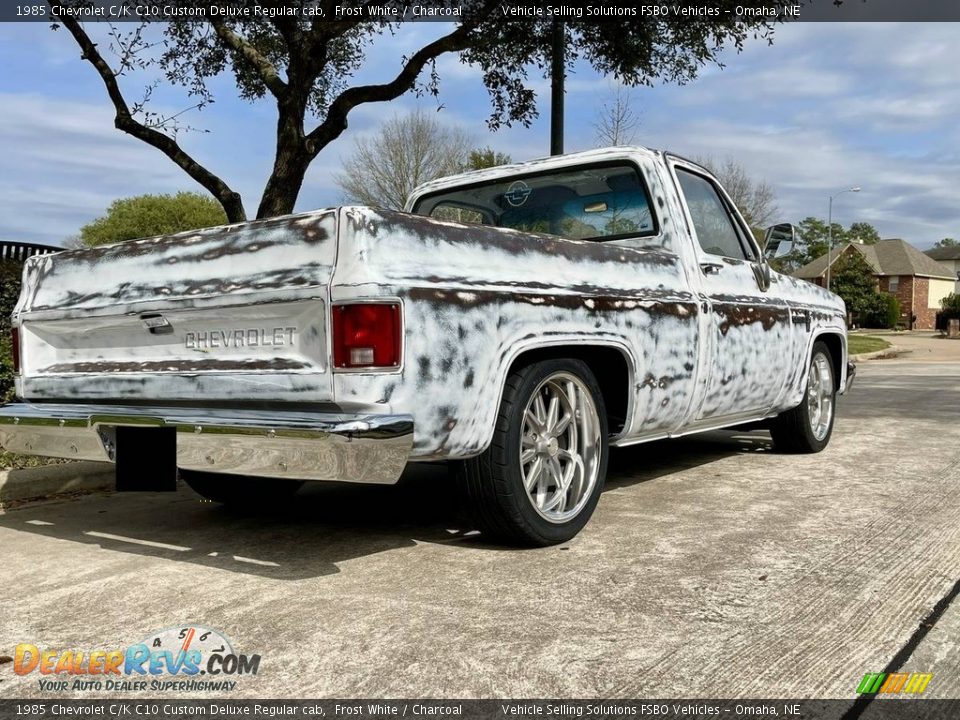 1985 Chevrolet C/K C10 Custom Deluxe Regular cab Frost White / Charcoal Photo #9