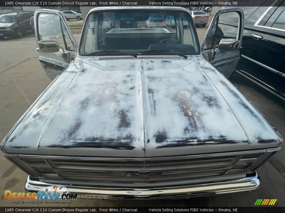 1985 Chevrolet C/K C10 Custom Deluxe Regular cab Frost White / Charcoal Photo #13