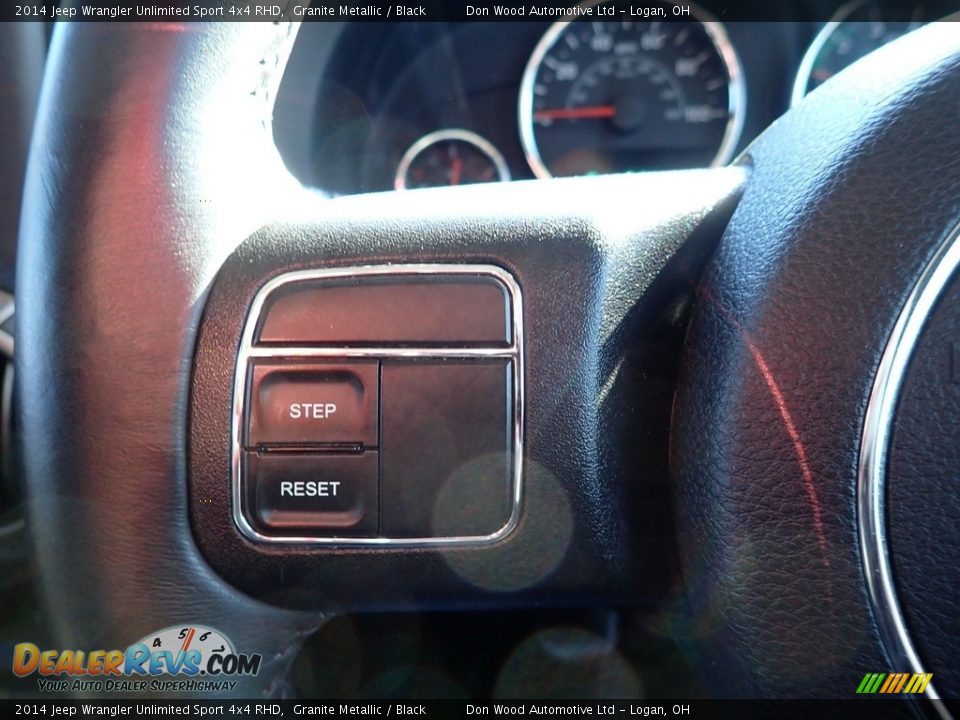 2014 Jeep Wrangler Unlimited Sport 4x4 RHD Steering Wheel Photo #21