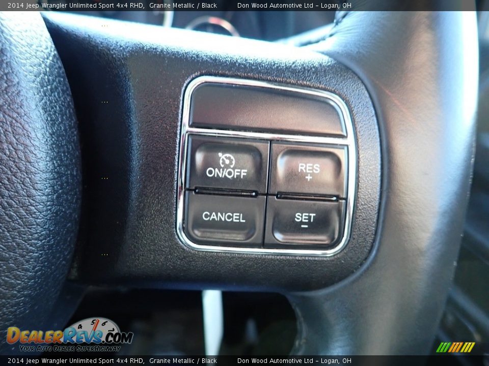 2014 Jeep Wrangler Unlimited Sport 4x4 RHD Steering Wheel Photo #22