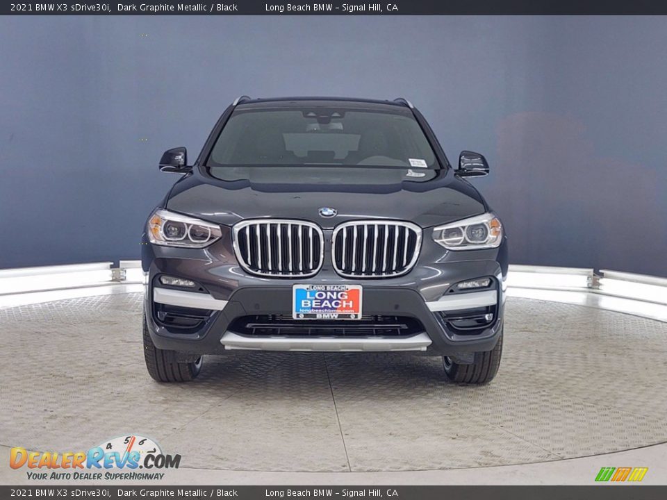 2021 BMW X3 sDrive30i Dark Graphite Metallic / Black Photo #2