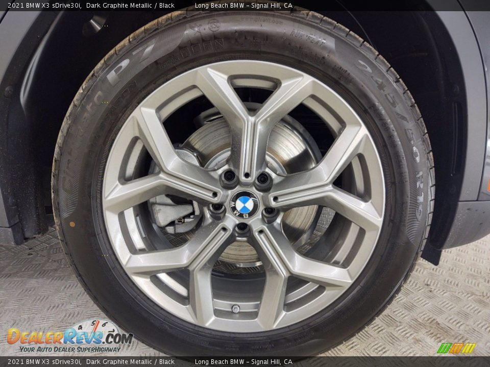 2021 BMW X3 sDrive30i Dark Graphite Metallic / Black Photo #3