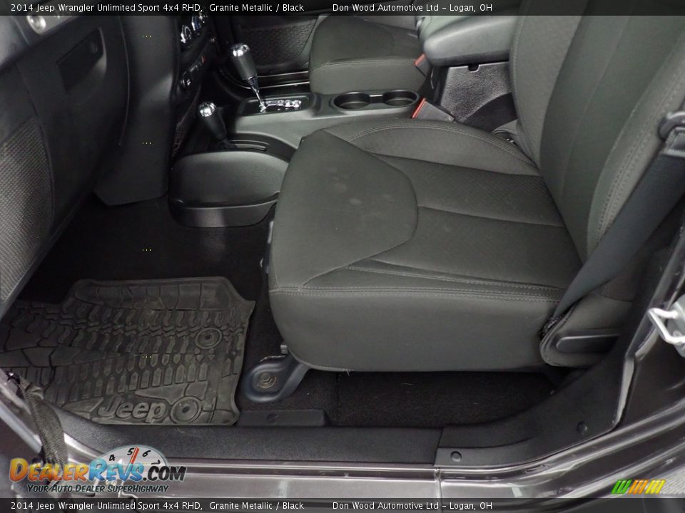 Front Seat of 2014 Jeep Wrangler Unlimited Sport 4x4 RHD Photo #27