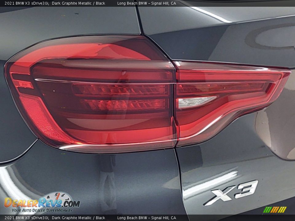 2021 BMW X3 sDrive30i Dark Graphite Metallic / Black Photo #6