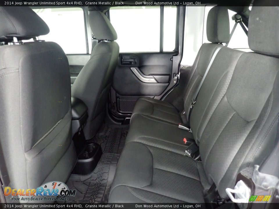 Rear Seat of 2014 Jeep Wrangler Unlimited Sport 4x4 RHD Photo #31