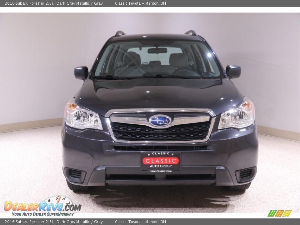 2016 Subaru Forester 2.5i Dark Gray Metallic / Gray Photo #2