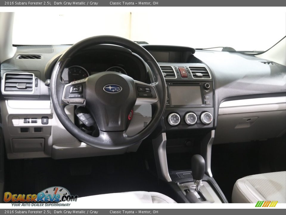 2016 Subaru Forester 2.5i Dark Gray Metallic / Gray Photo #6