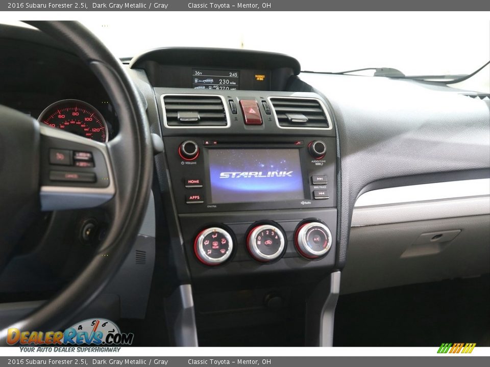 2016 Subaru Forester 2.5i Dark Gray Metallic / Gray Photo #9