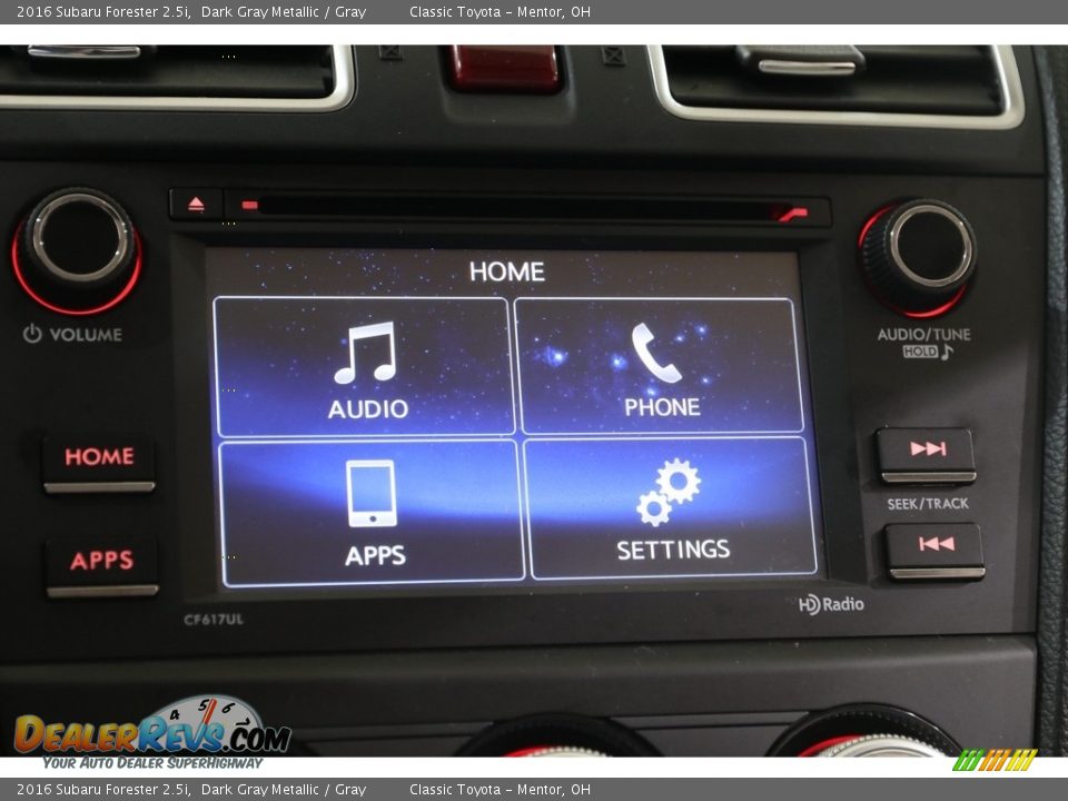 2016 Subaru Forester 2.5i Dark Gray Metallic / Gray Photo #14