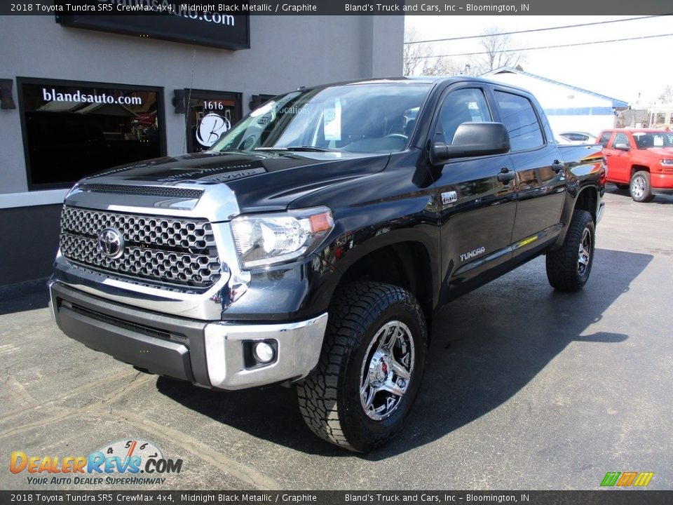 2018 Toyota Tundra SR5 CrewMax 4x4 Midnight Black Metallic / Graphite Photo #2