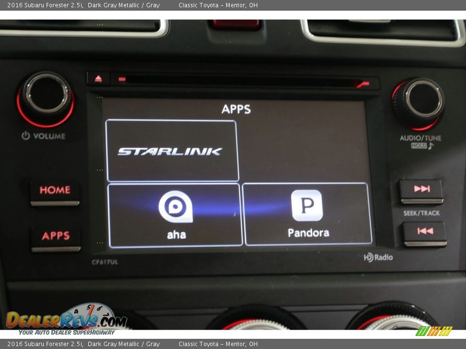 2016 Subaru Forester 2.5i Dark Gray Metallic / Gray Photo #17